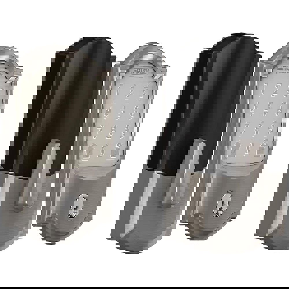 Deadbolts; Deadbolt Type: Deadlatch ; Lock Type: Single Cylinder ; Key Type: Key Codeable ; Mount Type: Surface ; Material: Metal ; Minimum Door Thickness: 1.375in