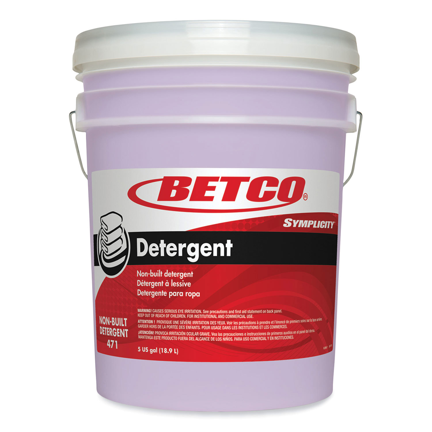 Laundry Detergent; Form: Liquid ; Container Type: Pail ; Container Size (Gal.): 5.00 ; Scent: Lavender ; Harshness: Mild ; Features: All temperature detergent saves energy.