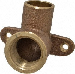 Cast Copper Pipe 90 &deg; Drop Ear Elbow: 1/2