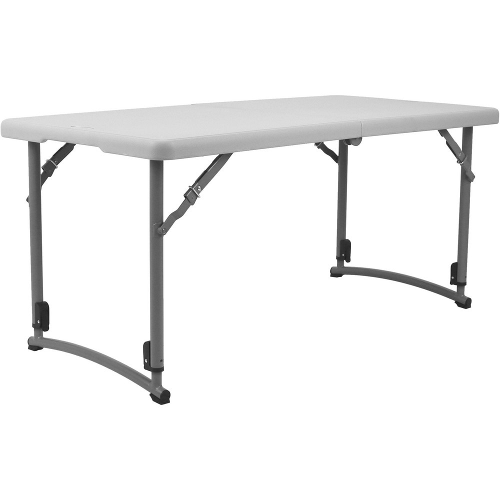 Folding Tables; Overall Width (Inch): 24 ; Overall Height (Inch): 35 ; Overall Length: 48.00in ; Work Surface Orientation: Flat ; Shape: Rectangle ; Foot Type: Glide