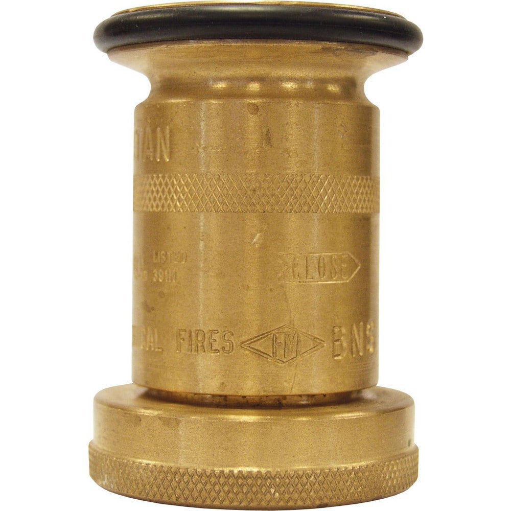 Hose Nozzles; Nozzle Type: Industrial Fog; Washdown ; Material: Brass ; Hose Diameter: 2 ; Maximum Pressure: 175 ; Thread Standard: NPSH ; Thread Size: 2