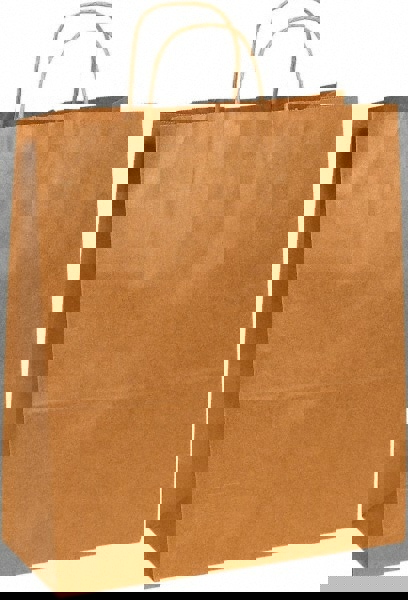 Pack of (250) Kraft Grocery Bags