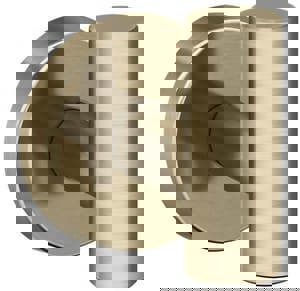 Arrondi Single Robe Hook in Brushed Bron