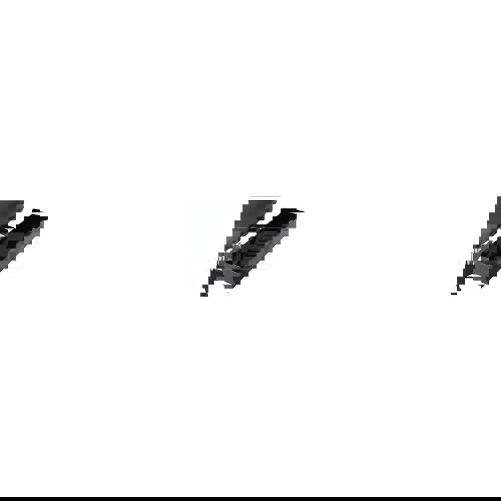 Cushions, Casters & Chair Accessories; Type: Bin ; For Use With: Chair ; Material: Steel ; Color: Black ; Number Of Pieces: 1 ; Overall Height: 3.0000