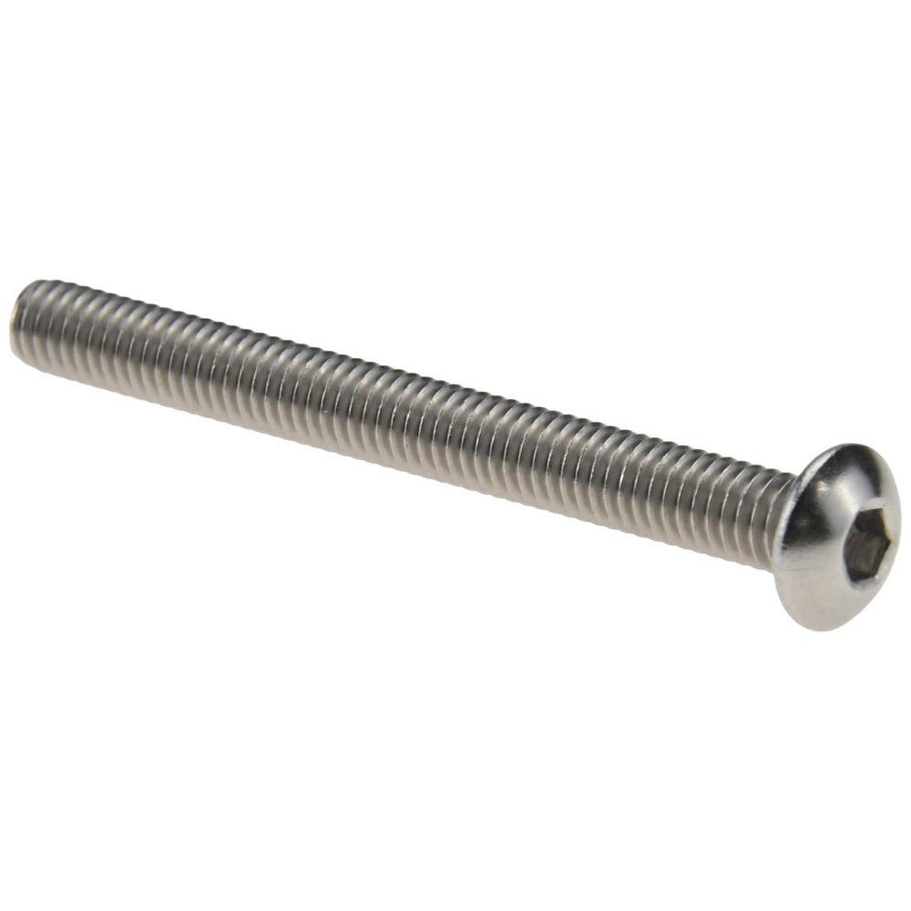 Button Socket Cap Screw: Stainless Steel, Uncoated