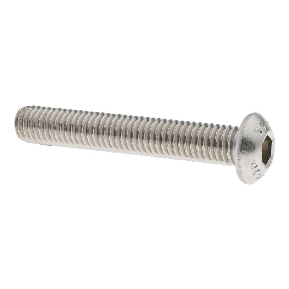 Button Socket Cap Screw: Stainless Steel, Uncoated