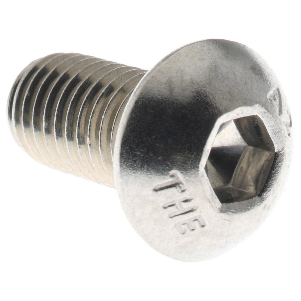 Button Socket Cap Screw: Stainless Steel, Uncoated