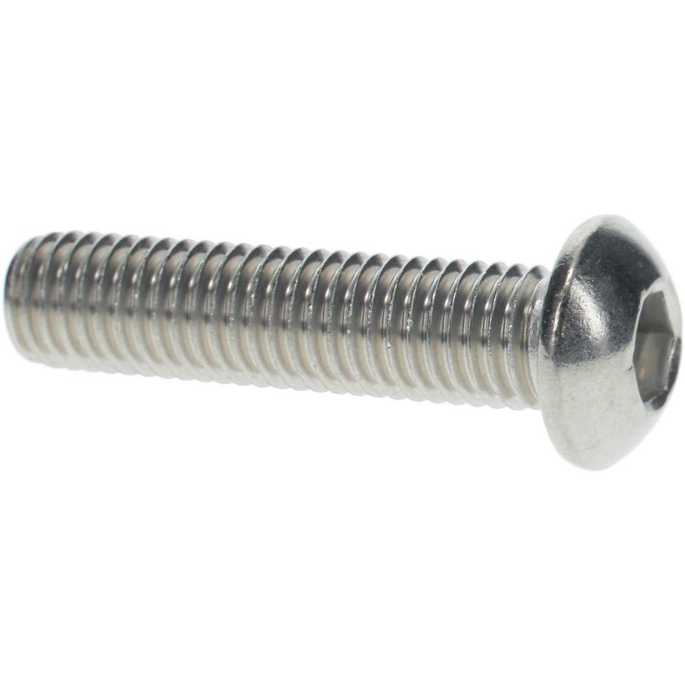 Button Socket Cap Screw: Stainless Steel, Uncoated