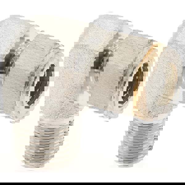 Compression Tube Male Elbow: 3/8