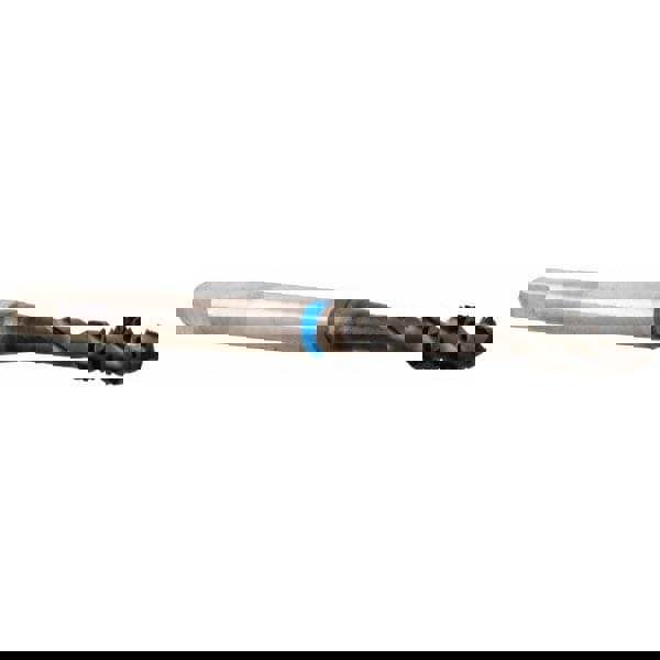 Spiral Flute Tap: #6-32, UNC, 3 Flute, Modified Bottoming Chamfer, 2B Class of Fit, Powdered Metal, Hardslick Finish