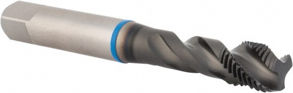 Spiral Flute Tap: 3/8-24, UNF, 3 Flute,