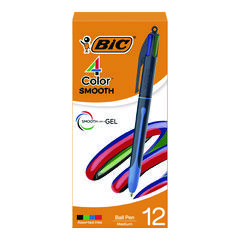 PEN,4-COLOR SMOOTH,12PK