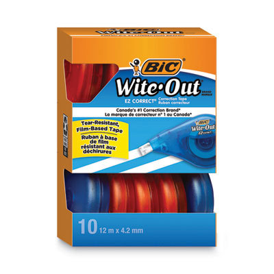 BIC WITE-OUT CORECTION TAPE 10