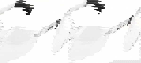 Safety Glasses: Scratch-Resistant, Polycarbonate, Clear Lenses, Frameless