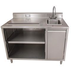 TABLE,30X72 BEV SINK RT