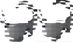 Magnifying Safety Glasses: 2.00, Gray Lenses, Scratch-Resistant, ANSI Z87+