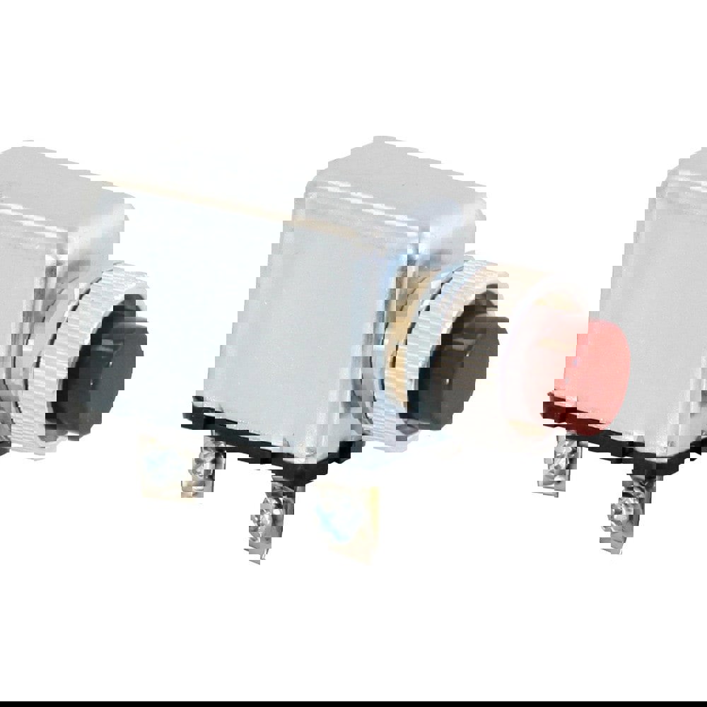 Automotive Switches; Switch Type: Buzzer/Indicator ; Number Of Connections: 1 ; Sequence: On-Off ; Amperage: 0.2 ; Voltage: 12 ; Color: Silver