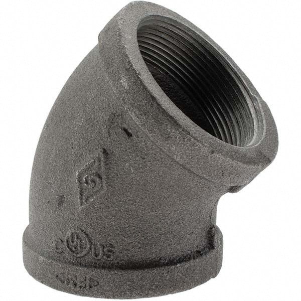 Black 45 &deg; Elbow: 2