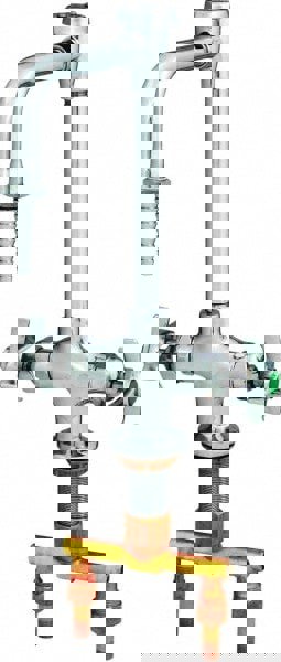 Standard with Hose Thread, 2 Way Design, Deck Mount, Laboratory Faucet