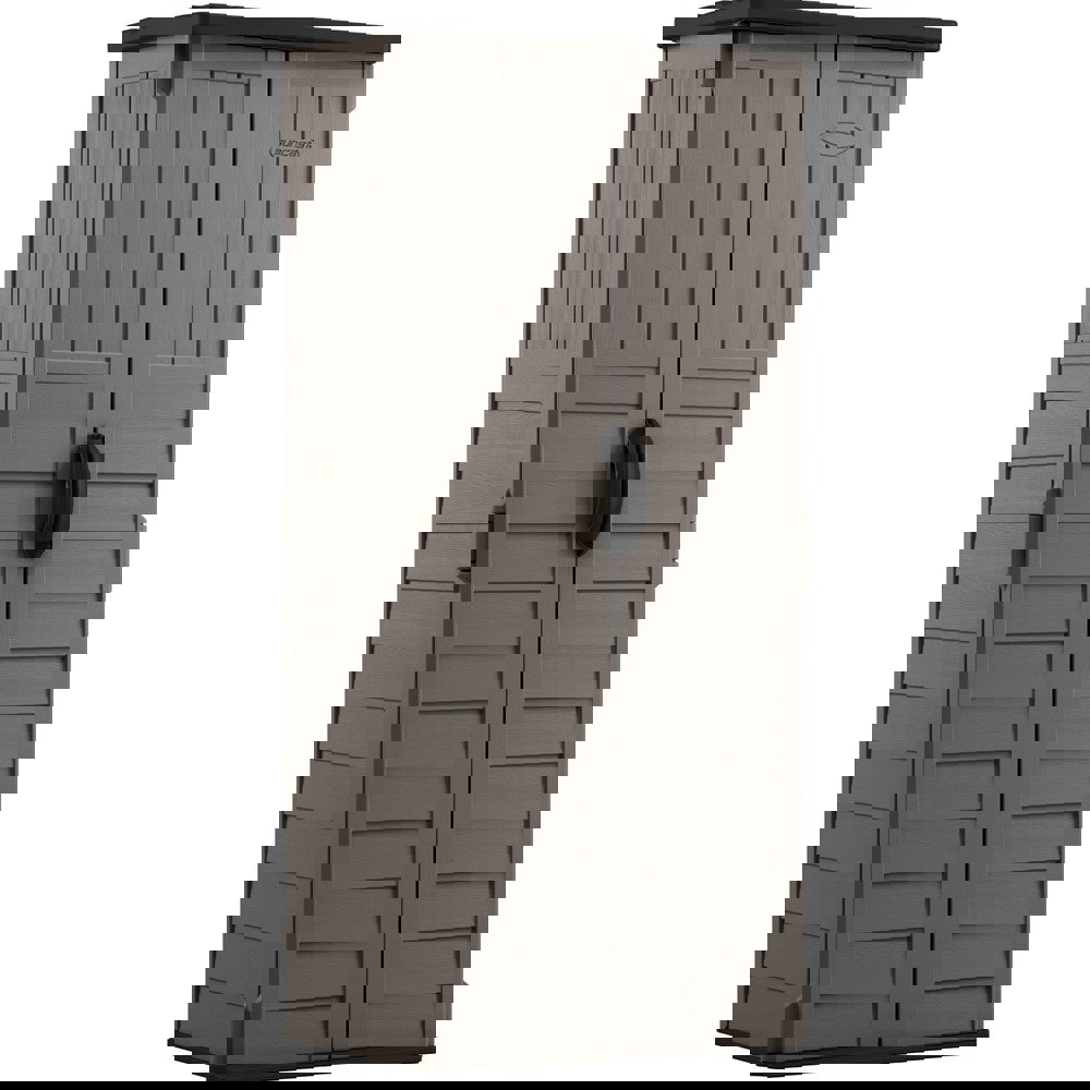 Sheds; Shed Type: Vertical Storage Shed ; Overall Width: 32in ; Overall Depth: 25.5in ; Overall Height: 6ft ; Overall Capacity: 22ft3 ; Material: Resin