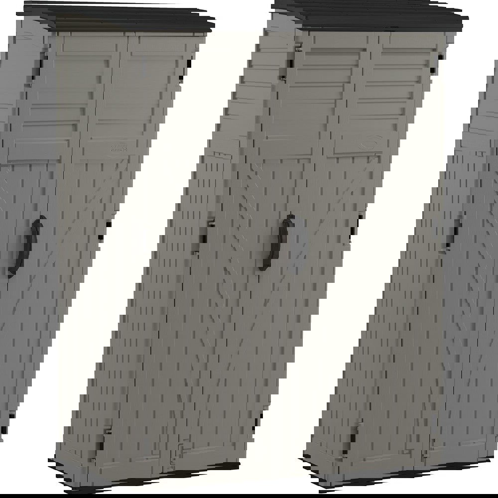 Sheds; Shed Type: Vertical Storage Shed ; Overall Width: 53in ; Overall Depth: 32.5in ; Overall Height: 71.5in ; Overall Capacity: 54ft ; Material: Resin