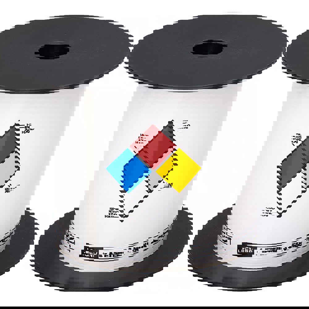 Labels, Ribbons & Tapes; Application: Safety Labeling; OSHA Compliance ; Type: Thermal Transfer Printable Label ; Color Family: White ; Color: White ; Number Of Labels Per Roll: 200 ; Label Diameter (Inch): 5