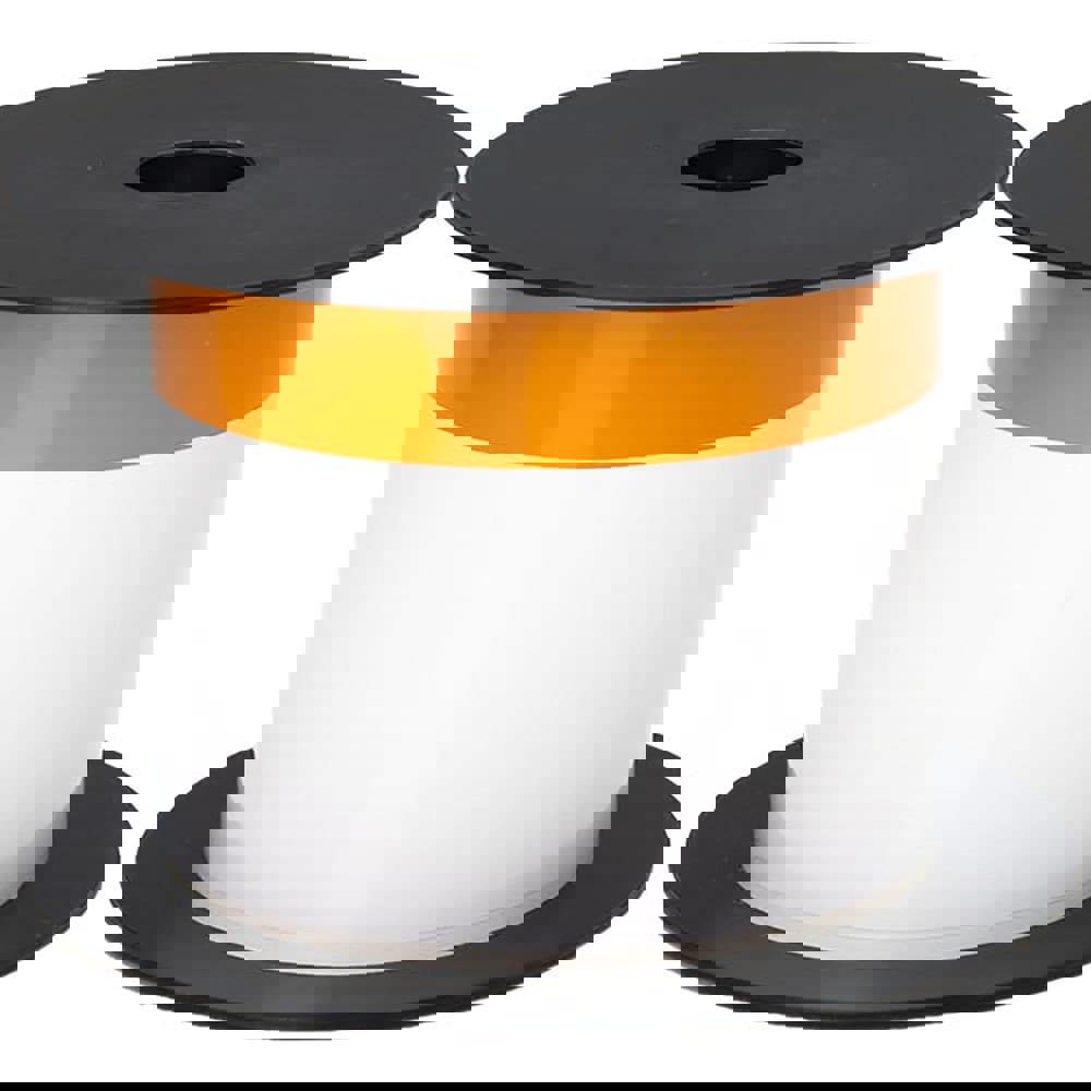 Labels, Ribbons & Tapes; Application: GHS Labeling; Safety Labeling; OSHA Compliance ; Type: Thermal Transfer Printable Label ; Color Family: White ; Color: White / Orange ; Number Of Labels Per Roll: 200 ; Label Diameter (Inch): 5