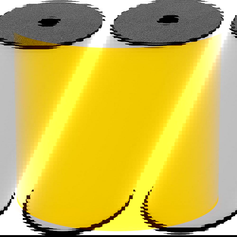 Labels, Ribbons & Tapes; Application: Safety Labeling; Pipe Marker ; Type: Thermal Transfer Printable Label ; Color Family: Yellow ; Color: Yellow ; Number Of Labels Per Roll: 1 ; Label Diameter (Inch): 5