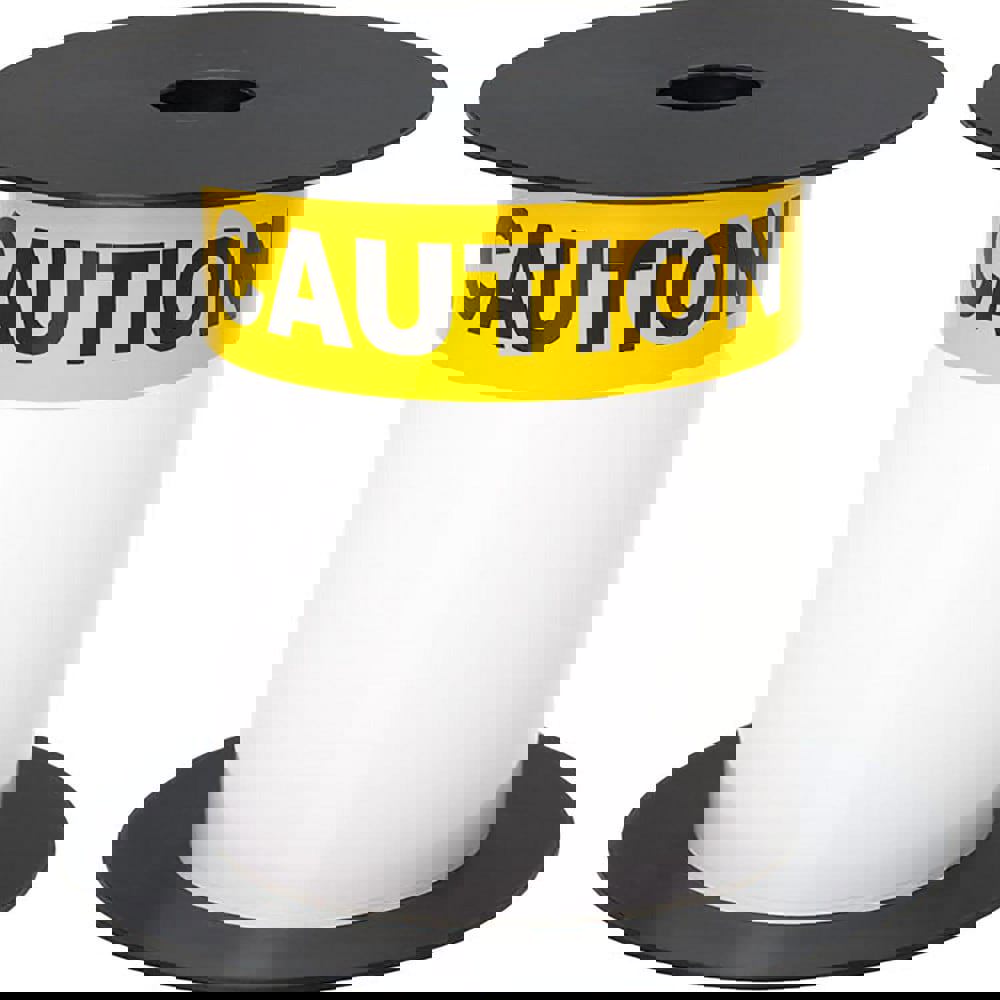 Labels, Ribbons & Tapes; Application: Safety Labeling ; Type: Thermal Transfer Printable Label ; Color Family: White ; Color: White / Yellow ; Number Of Labels Per Roll: 200 ; Label Diameter (Inch): 5