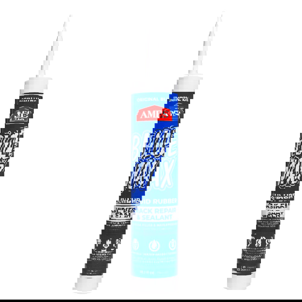 Waterproofing Filler & Sealer: 10.1 oz Tube, Blue, Latex