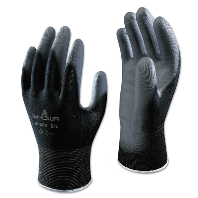 General Purpose Work Gloves: X-Large, Polyurethane Coated, Nylon