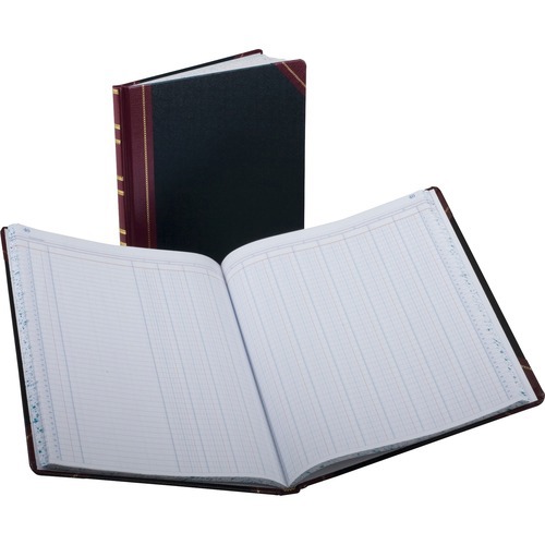 Record/Account Book: 150 Sheets, Red Paper