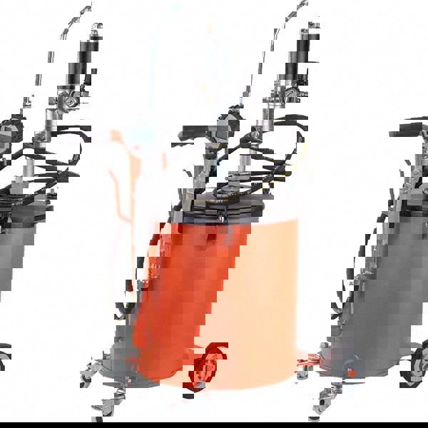 Air Operated Pump: 3.7 GPM, Oil Lubrication, Steel, Brass, Aluminum, Zinc, Hi Nitrile Rubber, Polyurethane & Turcite