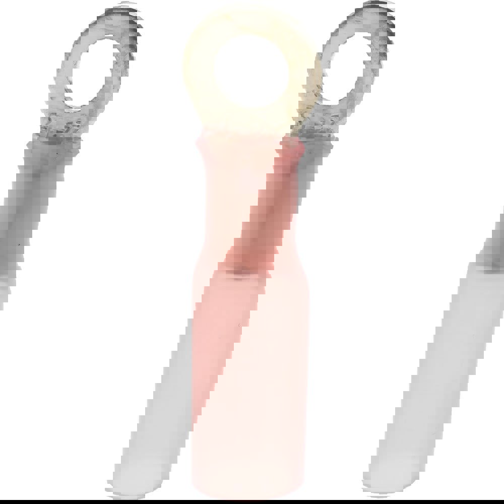 Circular Ring Terminal: Partially Insulated, 22 to 18 AWG, Crimp Connection