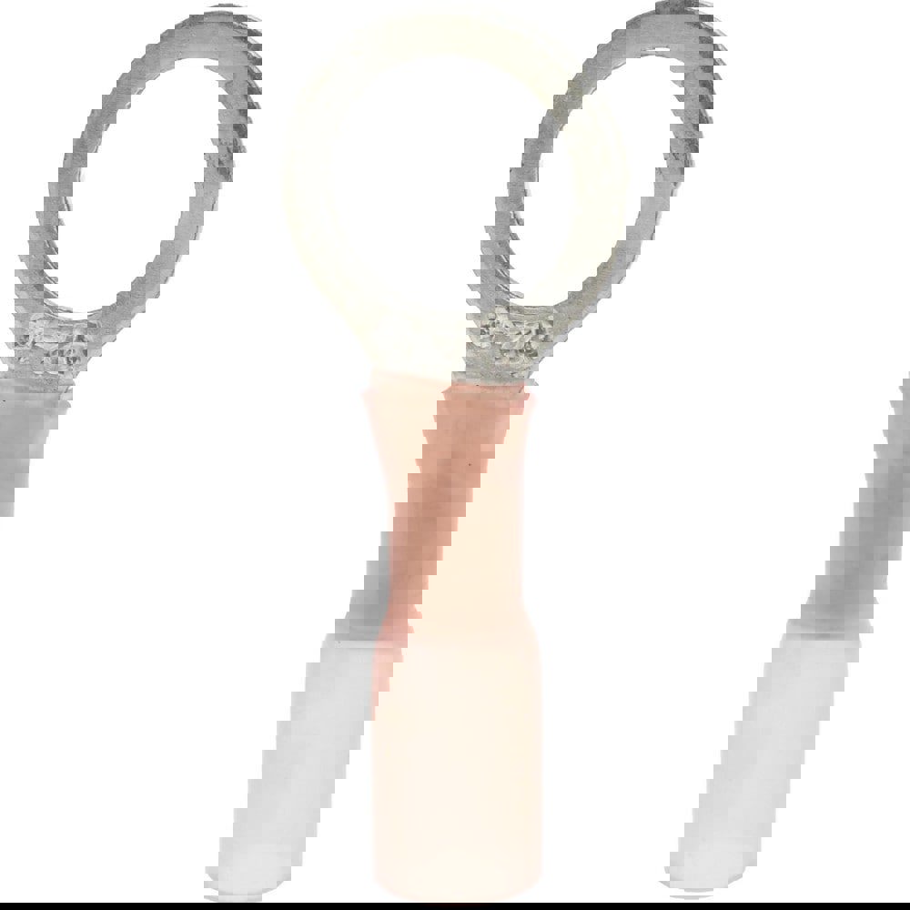 Circular Ring Terminal: Partially Insulated, 22 to 18 AWG, Crimp Connection