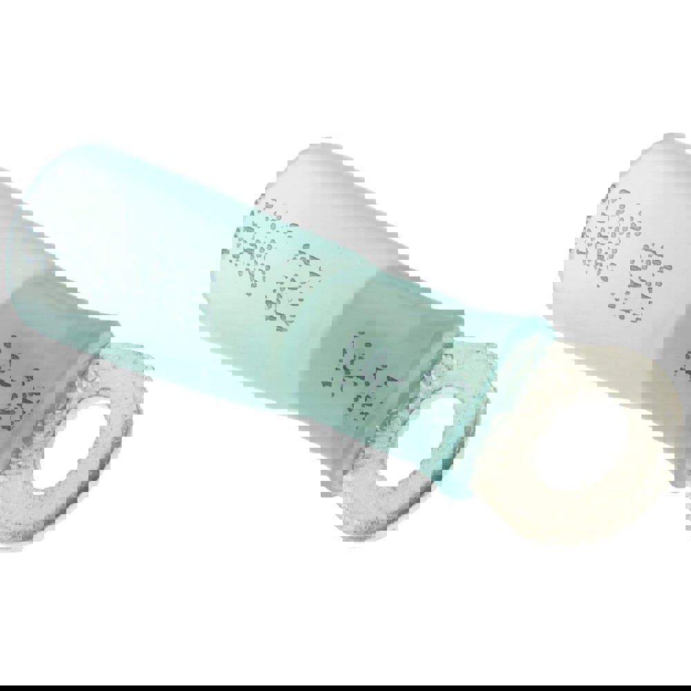 Circular Ring Terminal: Partially Insulated, 16 to 14 AWG, Crimp Connection