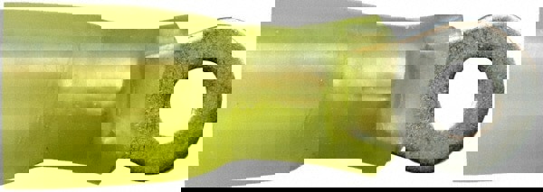 Circular Ring Terminal: Partially Insulated, 12 to 10 AWG, Crimp Connection