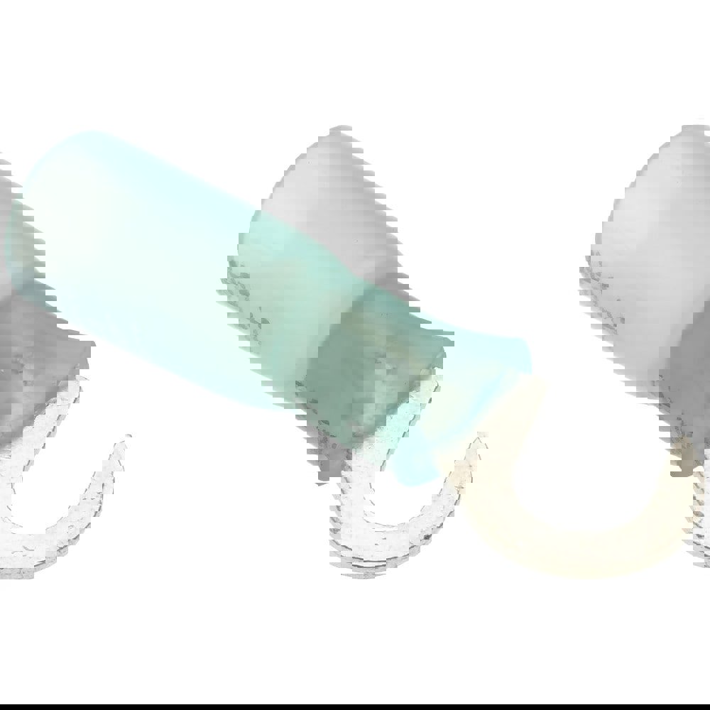 Standard Fork Terminal: Blue, Polyolefin, Partially Insulated, #8 & #10 Stud, Crimp