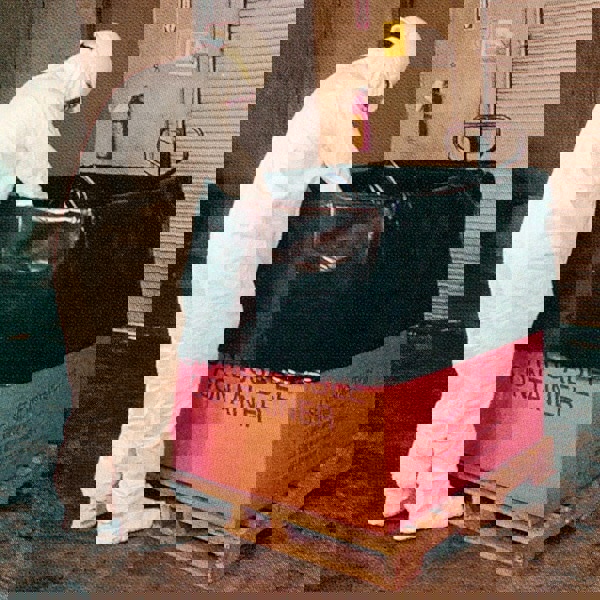 Haz Mat Cubic Yard Box, 1 Cu. Yd. with Lid