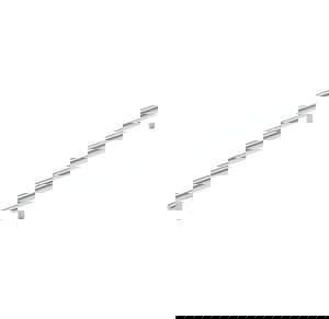 Bar Pulls 16-3/8 in (416 mm) Center-to-Center Sterling Nickel Cabinet Pull