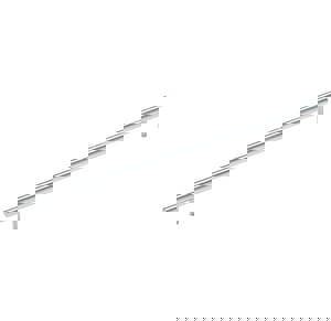 Bar Pulls 16-3/8 in (416 mm) Center-to-Center Stainless Steel Cabinet Pull