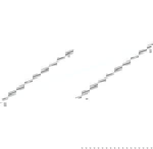 Bar Pulls 21-7/16 in (544 mm) Center-to-Center Stainless Steel Cabinet Pull