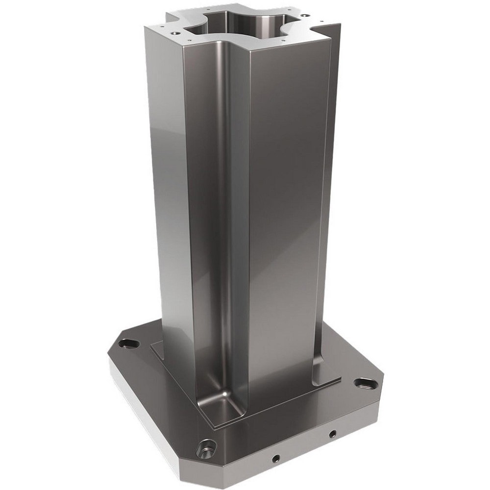 Fixture Columns; Column Shape: Cross ; Square Size: 400.0mm ; Overall Height: 25.59in ; Base Width: 15.748 ; Material: Cast Iron ; Overall Height (Inch): 25.59in