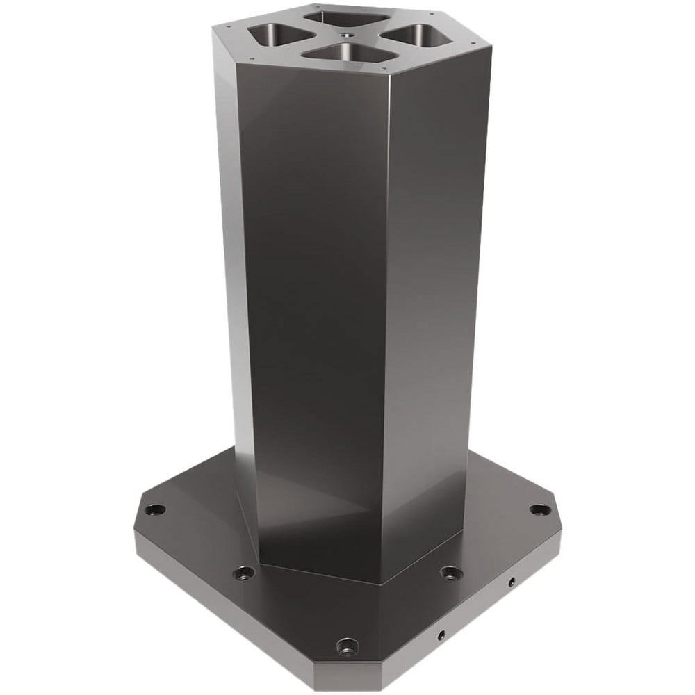 Fixture Columns; Column Shape: Hexagon ; Square Size: 500.0mm ; Overall Height: 29.53in ; Base Width: 19.685 ; Material: Cast Iron ; Overall Height (Inch): 29.53in