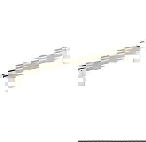 Esquire 10-1/16 in (256 mm) Center-to-Center Polished Nickel/Stainless Steel Cabinet Pull