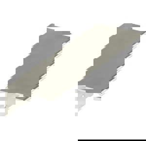 Edge Pull 5-1/16 in (128 mm) Center-to-Center Satin Nickel Cabinet Pull