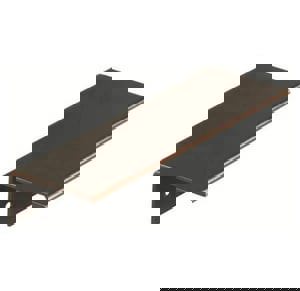 Edge Pull 5-1/16 in (128 mm) Center-to-Center Oil-Rubbed Bronze Cabinet Pull