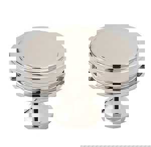 Oberon 1-3/4 in (44 mm) Diameter Polished Nickel Cabinet Knob