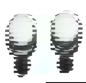 1-3/ 8 in. Round Knob in Matte Black and Frosted