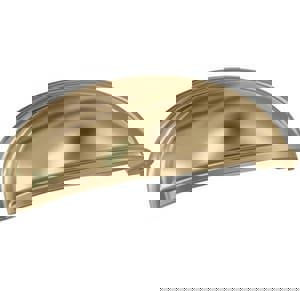 ASHBY 3 IN 76MM & 4 IN 102MM CENTER-TO-CENTER CHAMPAGNE BRONZE CABINET CUP PULL